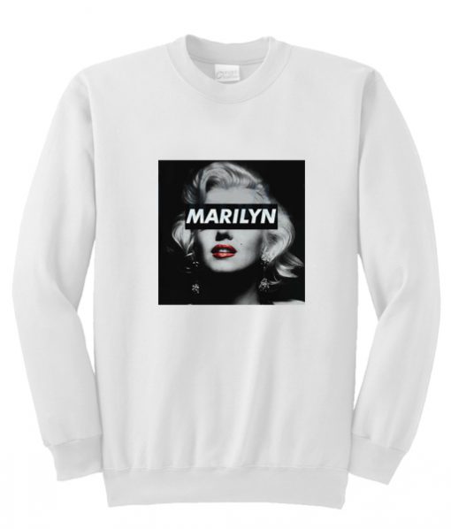 Red Lips Marilyn Monroe Sweatshirts