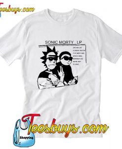 Rick and morty Music anime combination sonic youth T-Shirt