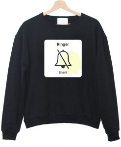 Ringer Silent Icon sweatshirt