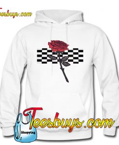 Rose And Checkered Hoodie
