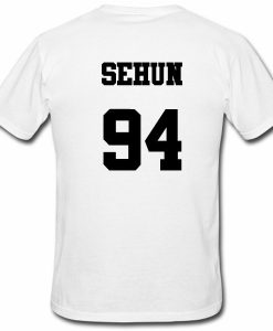 Sehun 94 Tshirt Back (2)