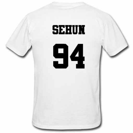 Sehun 94 Tshirt Back (2)