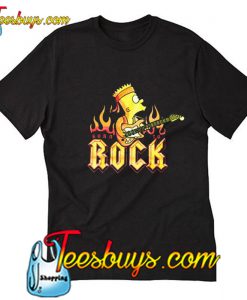 Simpsons Bart Rock T-Shirt