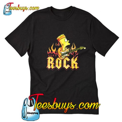 Simpsons Bart Rock T-Shirt