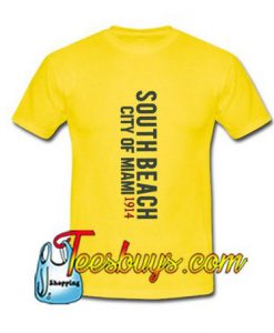 South Beach City Of Miami 1914 T-Shirt