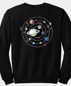 Space Galaxy Sweatshirt Back