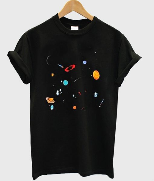 Space planet Galaxy Tshirt