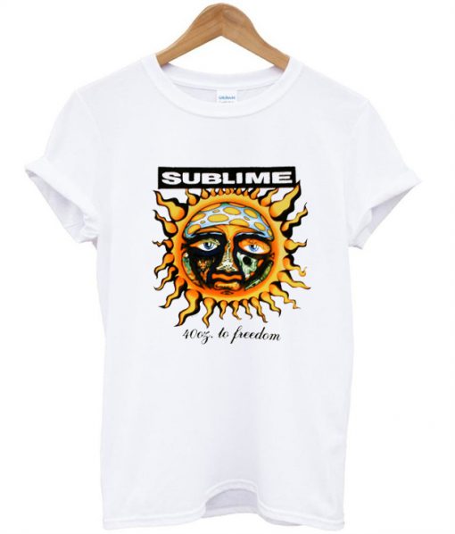 Sublime Sun Logo 40 oz to Freedom T Shirt