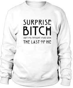 Surprise Bitch I Bet You Thought Sweatshirt