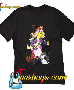 The Simpsons Crazy Cat Lady Eleanor Abernathy T-Shirt