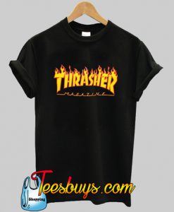 Thrasher Flame Logo T Shirt