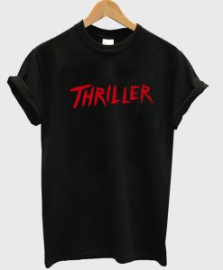 Thriller font tshirt