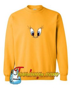 Tweety Bird Face Sweatshirt