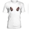 Two Rose Flower Print Tshirt