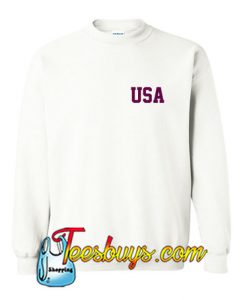 USA Font Sweatshirt - Teesbuys Online Shop