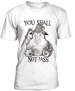 You Shall Not Pass Pokemon Lord Of The Rings Tshirt