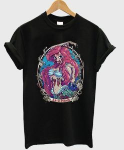 Zombie Disney Princess Ariel Mermaid Tshirt