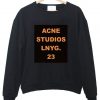 acne studios lnyg sweatshirt