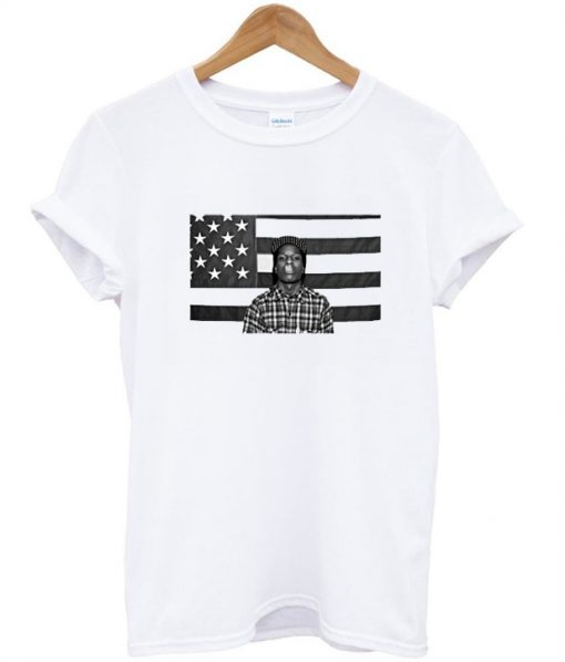 american flag asap rocky tshirt