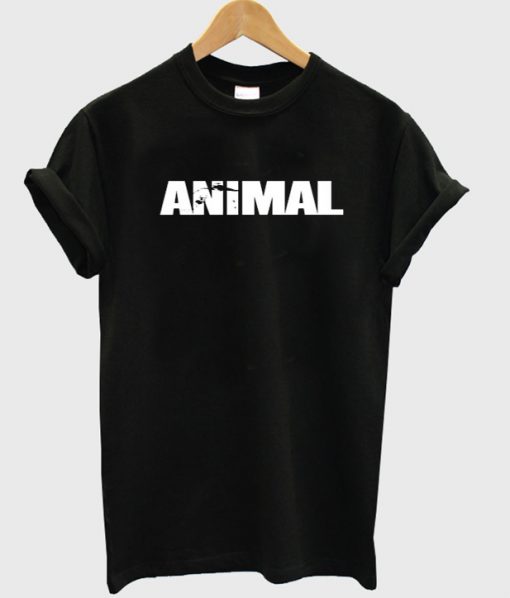 animal font tshirt