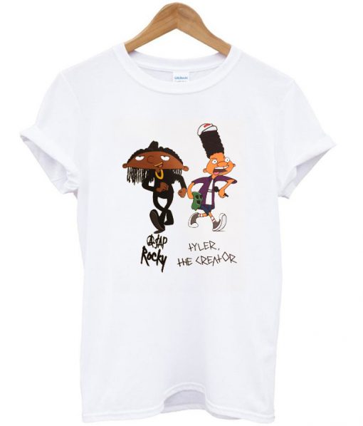 asap rocky and tylor the creator cartoon tshirt