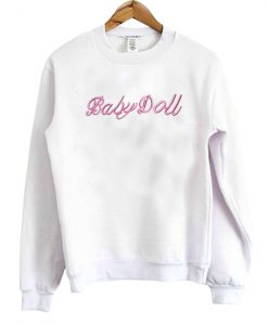 baby doll font sweatshirt