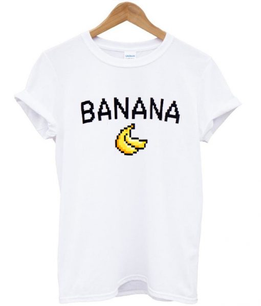 banana pixel tshirt