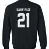 blurryface 21 sweatshirt back