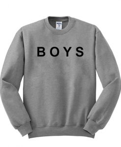 boys font sweatshirt