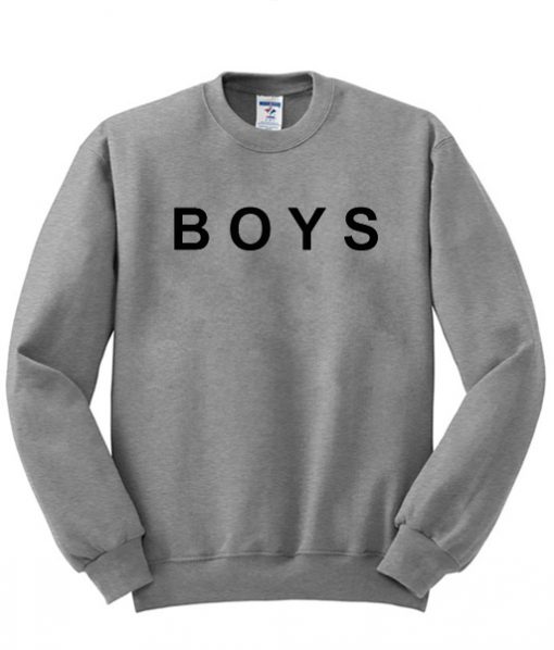 boys font sweatshirt