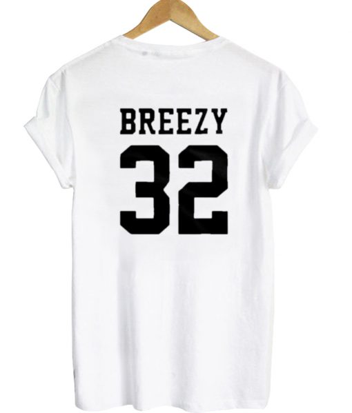 breezy 32 tshirt back