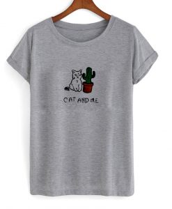 cat and me tshirt