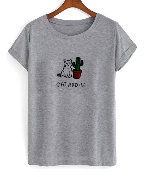 cat and me tshirt