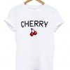 cherry pixel tshirt