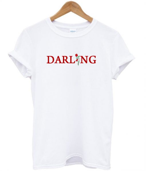 darling flower tshirt