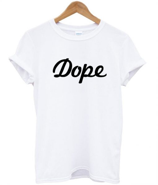 dope font tshirt