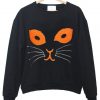 face cat funny sweatshirt