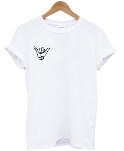 hand symbol tshirt