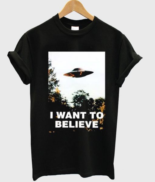 i want to believe cover tshirt