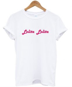 lolita lolita font tshirt