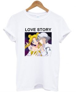 love story sailor moon tshirt