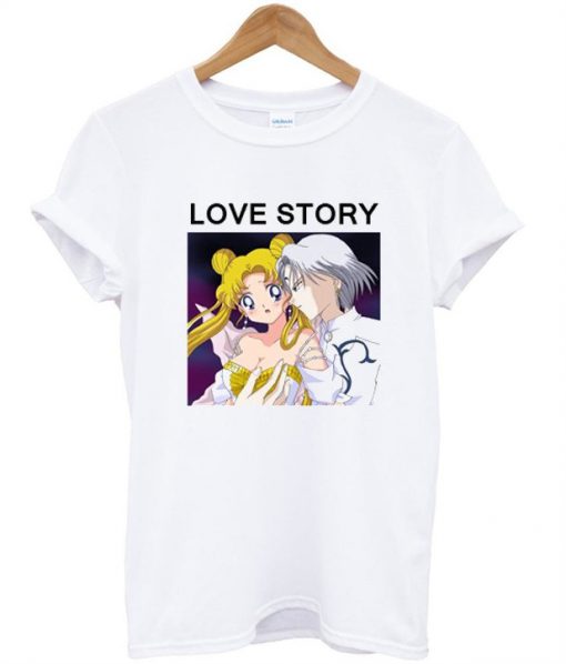 love story sailor moon tshirt