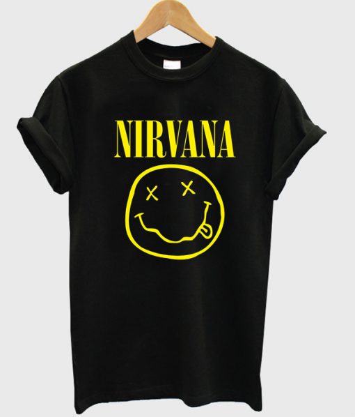 nirvana smile tshirt