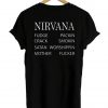 nirvana tshirt back