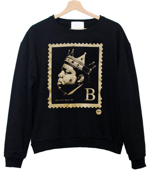 notorious big B sweatshirt