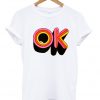 ok font colour tshirt