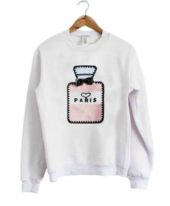 parfume bottle paris sweatshirt