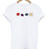 peach plum earth and sun tshirt