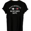 psychedelic research dept tshirt back