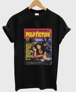 pulp fiction poster tshirt